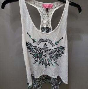 Boho eagle tank top